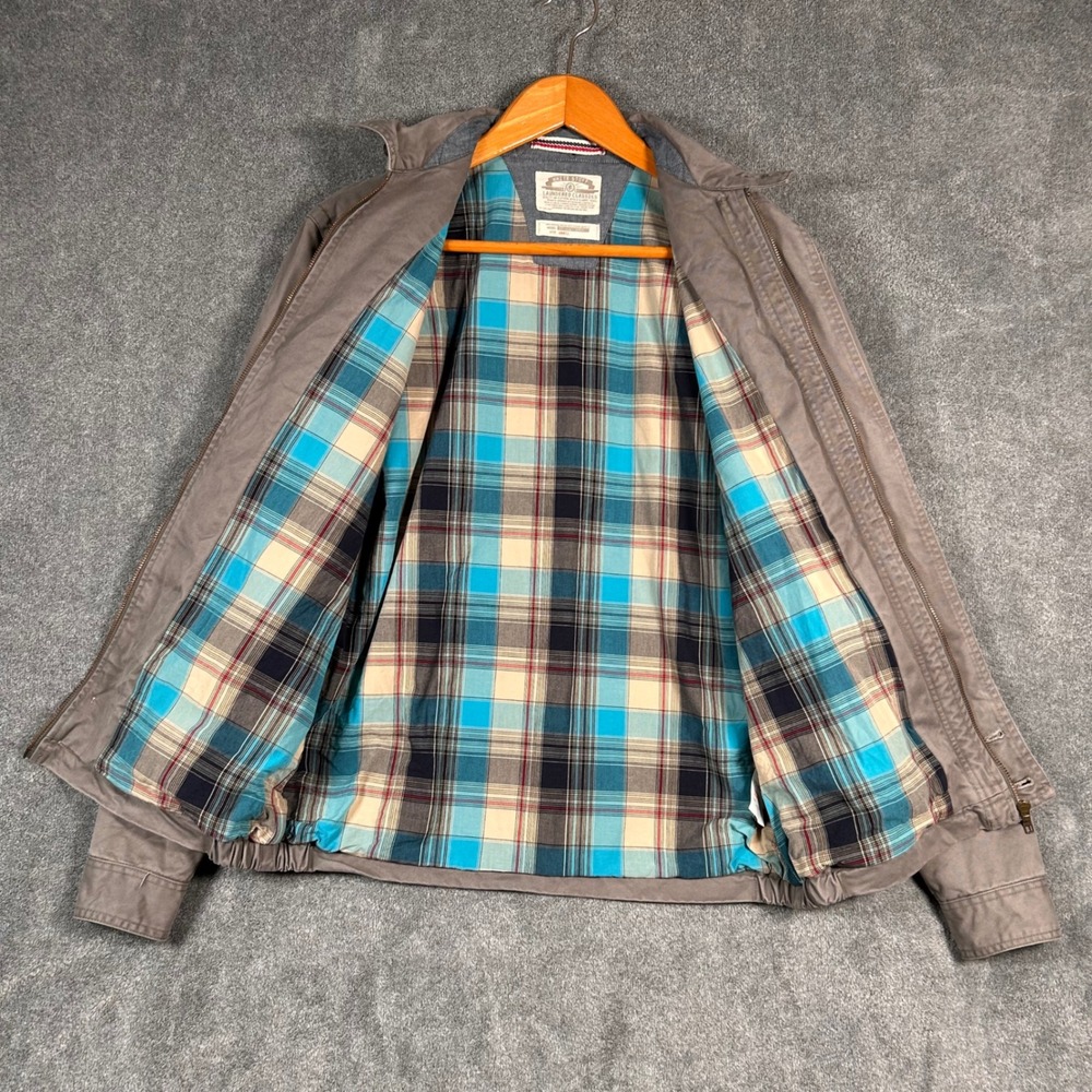 White Stuff Harrington Jacket Laundered Classics Mens S Taupe Grey Cotton Twill - Picture 16 of 16